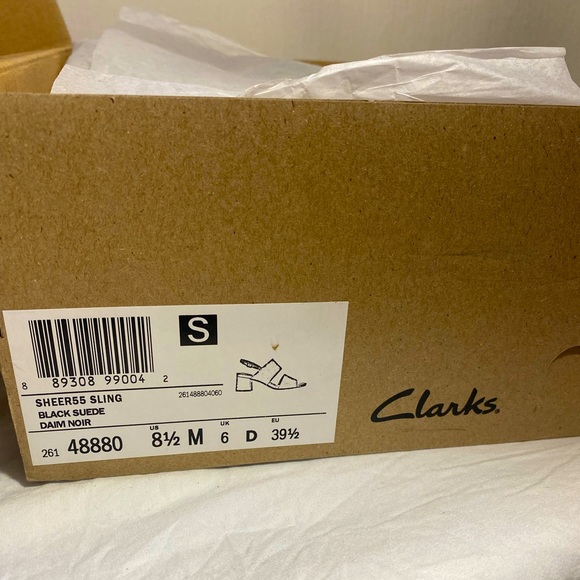 NEW NEVER WORN Clarks Sheer Sling Sandal - Picture 7 of 7